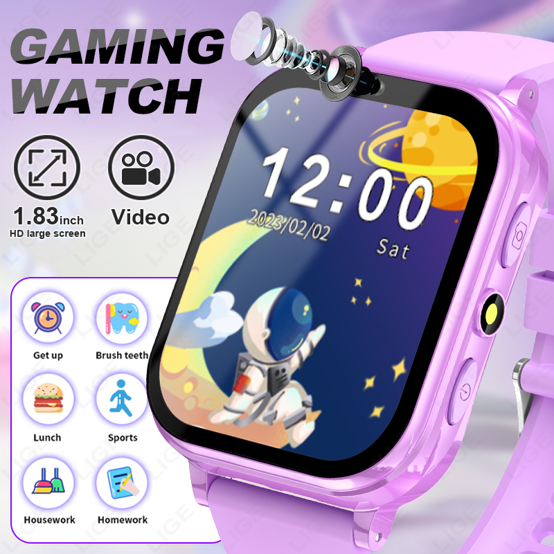 Smartwatch Digital Watches For Boys - LIGE Çocuk Dijital akıllı saat Öğrenci