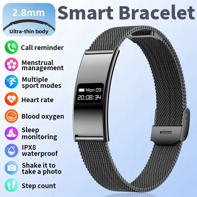 Couple Watches Smartwatch - Yeni Akıllı Bileklik Sağlık Fitness Takip