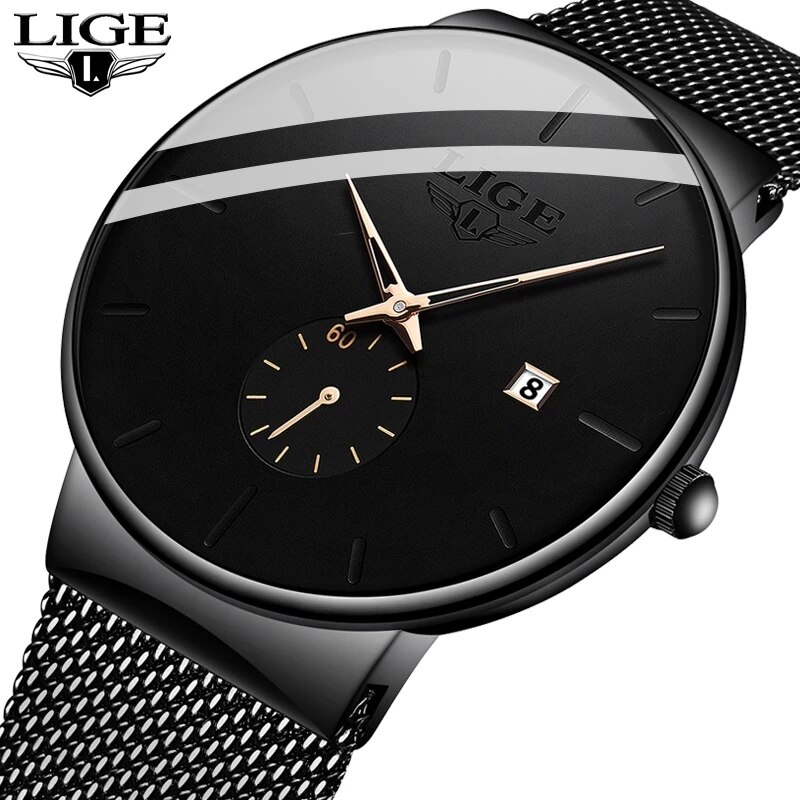 Smartwatch Watches For Men Brands - LIGE moda Mens saatler üst marka