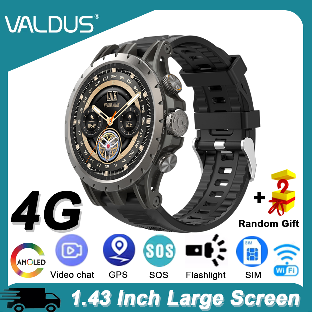 Watch Iwo - VALDUS VG54 Smartwatch AMOLED SIM Kartlı