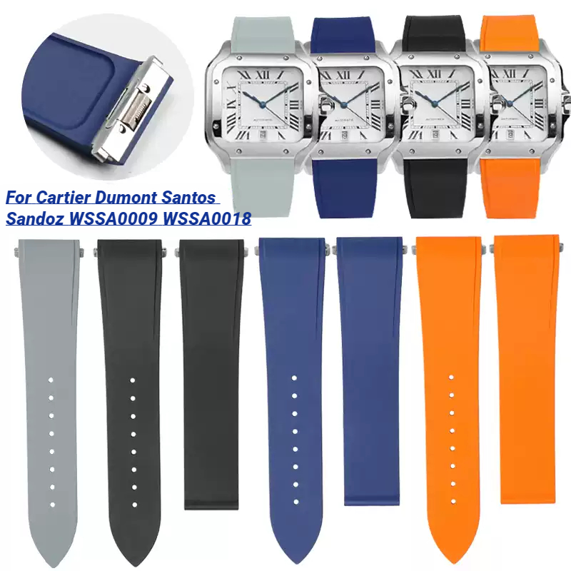 Cartier Watch Santos - 18.5mm 21mm Metal Hızlı Bırakma Cartier