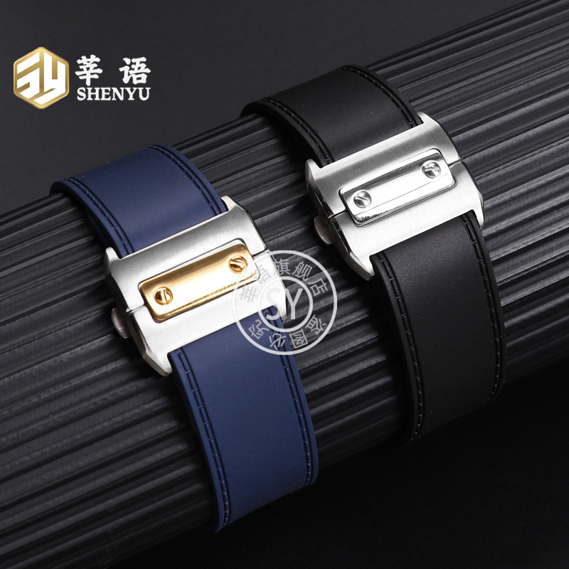 Shenyu lastik saat kayışı Cart - Cartier Watch Santos incelemesi ve fiyatı