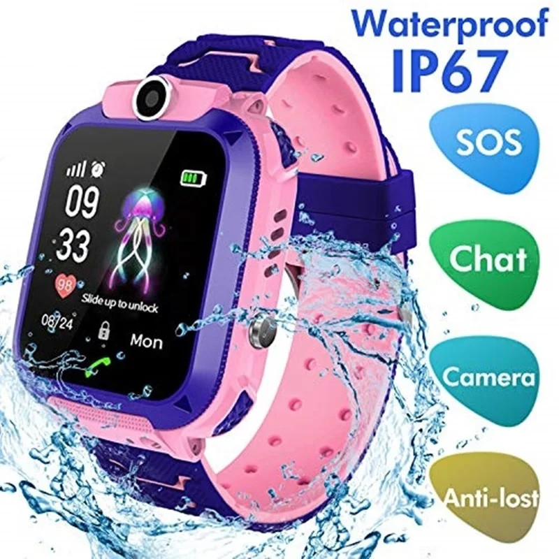 2G Çocuklar akıllı saat Acil D - Smartwatch Digital Watches For Boys incelemesi ve fiyatı