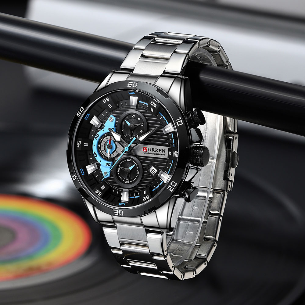 Saatler için erkekler CURREN a - Smartwatch Watches For Men Brands incelemesi ve fiyatı