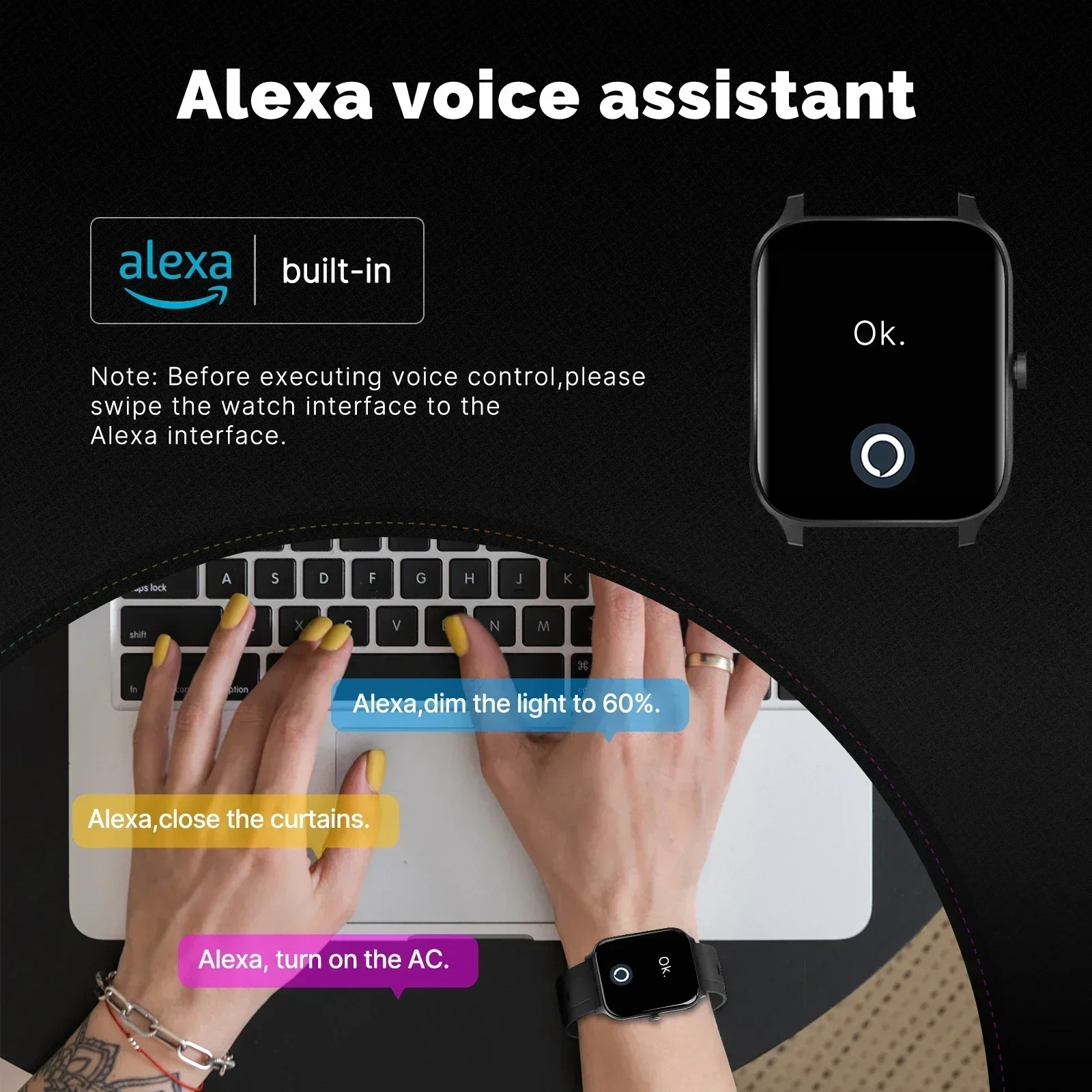 MOES Akıllı Saat Alexa Dahili  - Watch Iwo incelemesi ve fiyatı