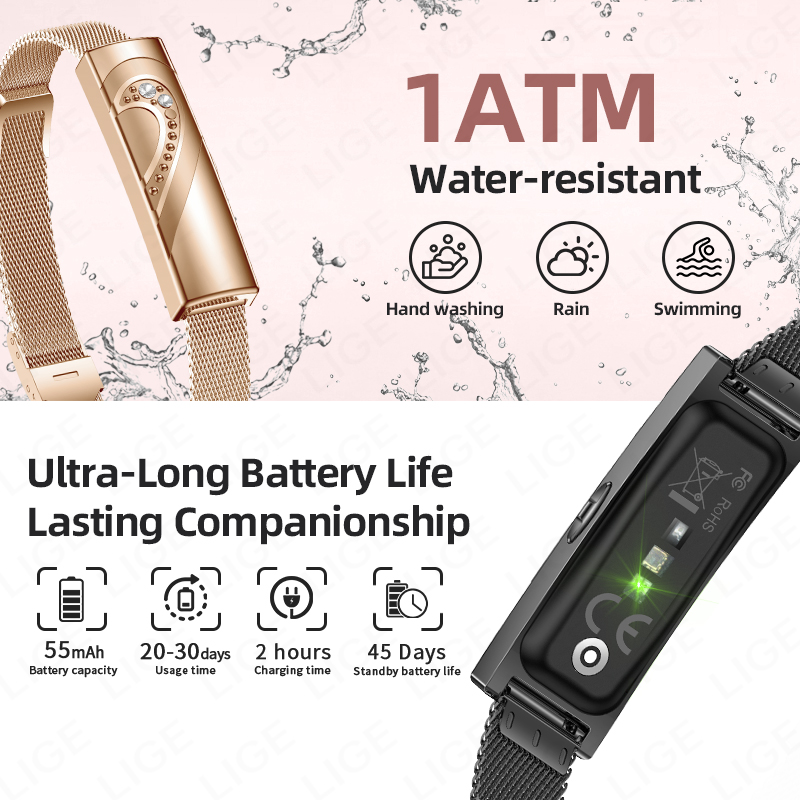 LIGE Akıllı Bilezik Gerçek Zam - Couple Watches Smartwatch incelemesi ve fiyatı