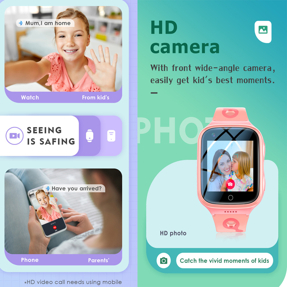 Sıcak 4G çocuklar Smartwatch 1 - Smartwatch Digital Watches For Boys incelemesi ve fiyatı