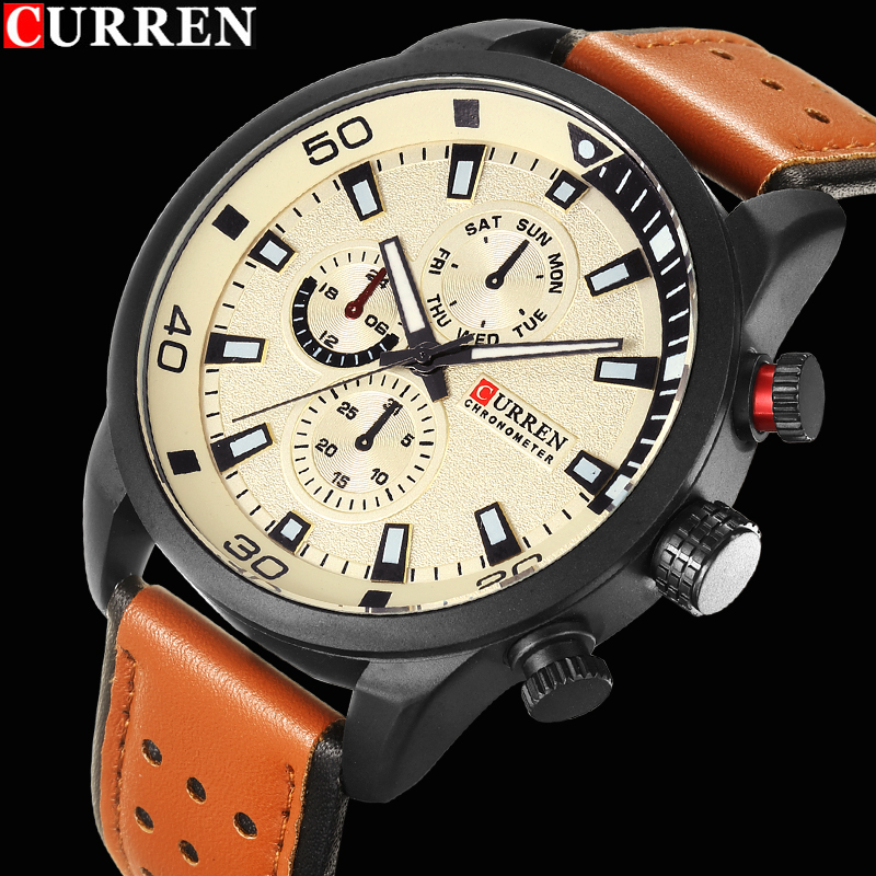 2017 CURREN Şık Izle Erkekler  - Smartwatch Watches For Men Brands incelemesi ve fiyatı