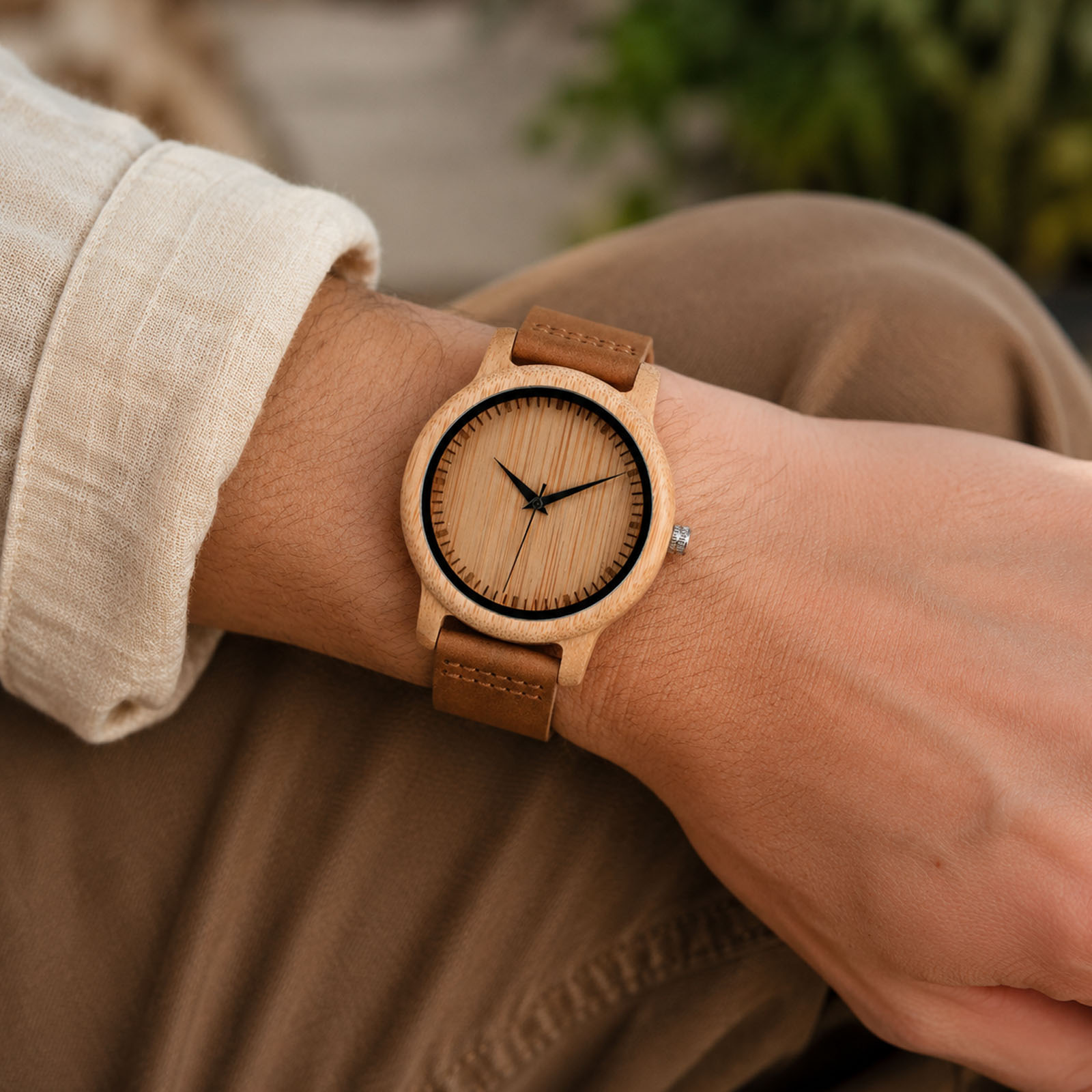 Yüksek Kaliteli Saat Bambu Kas - Couple Watches Smartwatch incelemesi ve fiyatı