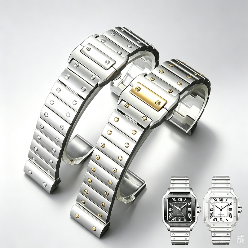 Paslanmaz Çelik Saat Kayışı Er - Cartier Watch Santos incelemesi ve fiyatı