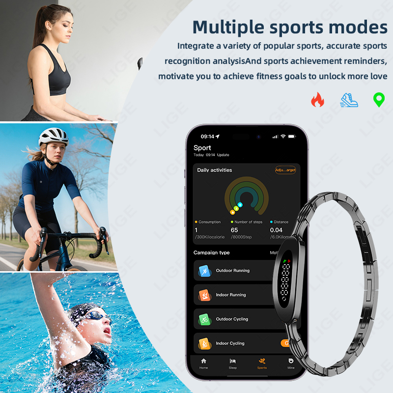 LIGE Erkekler Akıllı Bilezik Ç - Couple Watches Smartwatch incelemesi ve fiyatı