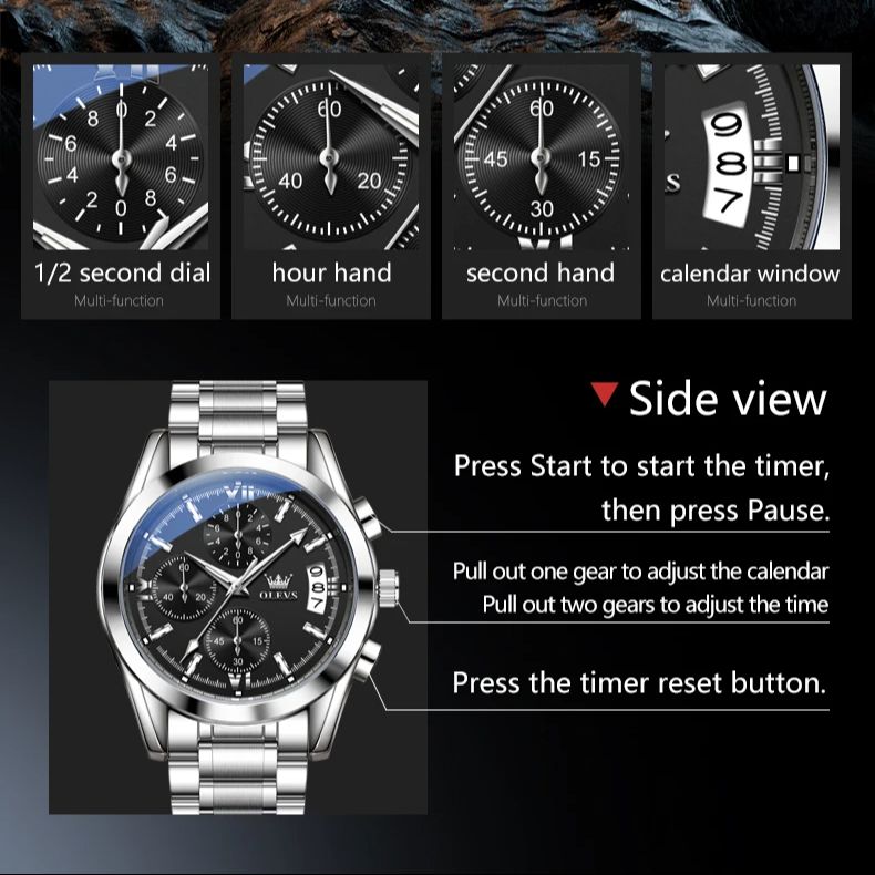OLEVS 2987 Orijinal Erkek Saat - Smartwatch Watches For Men Brands incelemesi ve fiyatı