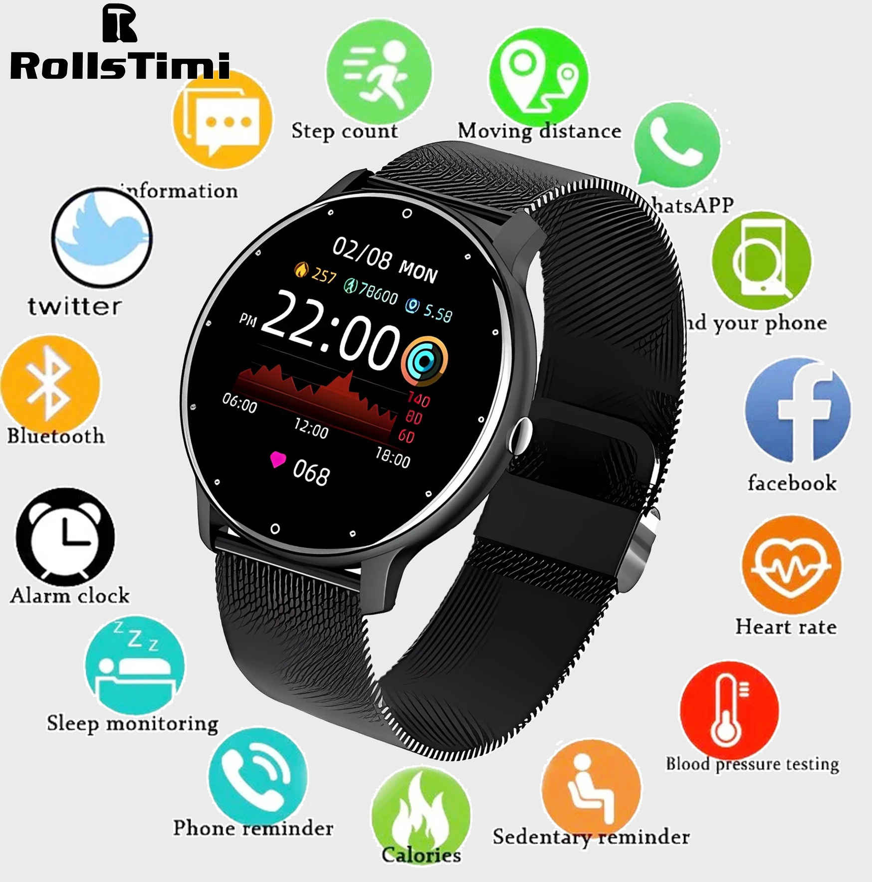 Akıllı saat erkekler Bluetooth - Watch Iwo incelemesi ve fiyatı