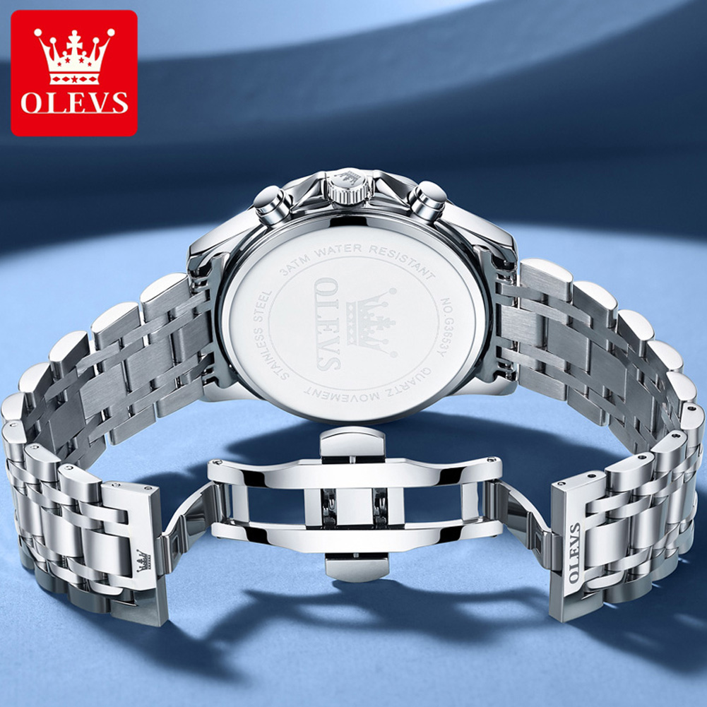 OLEVS 3653 Marka Ay Evresi Tak - Smartwatch Watches For Men Brands incelemesi ve fiyatı