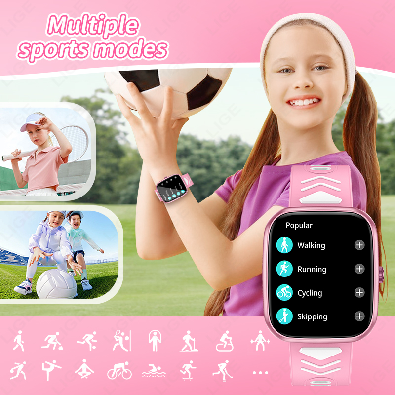LIGE Yeni 1.75 İnç Bluetooth Ç - Smartwatch Digital Watches For Boys incelemesi ve fiyatı