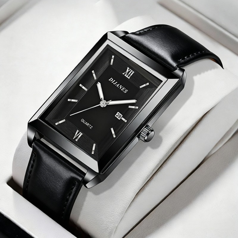 Rahat Deri Erkek Saatler Basit - Smartwatch New Watches incelemesi ve fiyatı