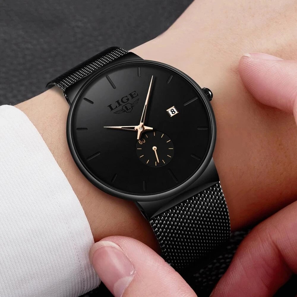 LIGE moda Mens saatler üst mar - Smartwatch Watches For Men Brands incelemesi ve fiyatı