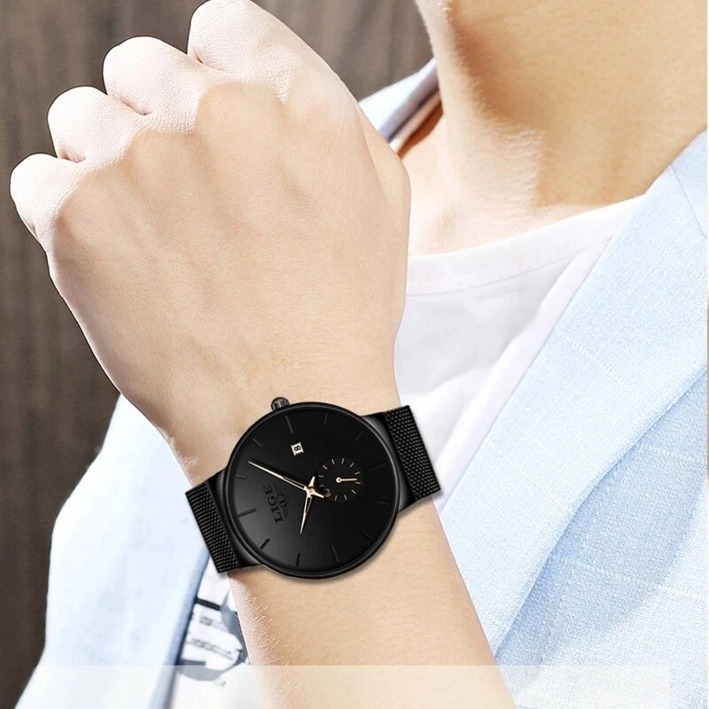 LIGE moda Mens saatler üst mar - Smartwatch Watches For Men Brands incelemesi ve fiyatı